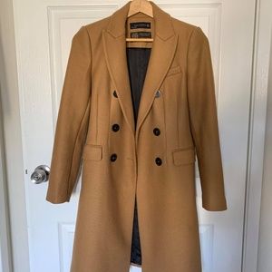 Zara Camel Wool Coat